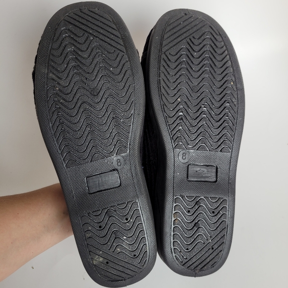 Hometop Adjustable Orthopedic Diabetic Slippers Black size 8 - Picture 8 of 12